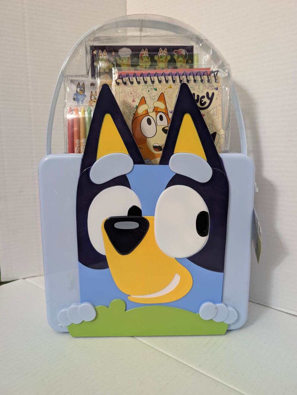 Bluey Creative Caddy Art Set NWT Kids Desk Organizer Activity Supplies